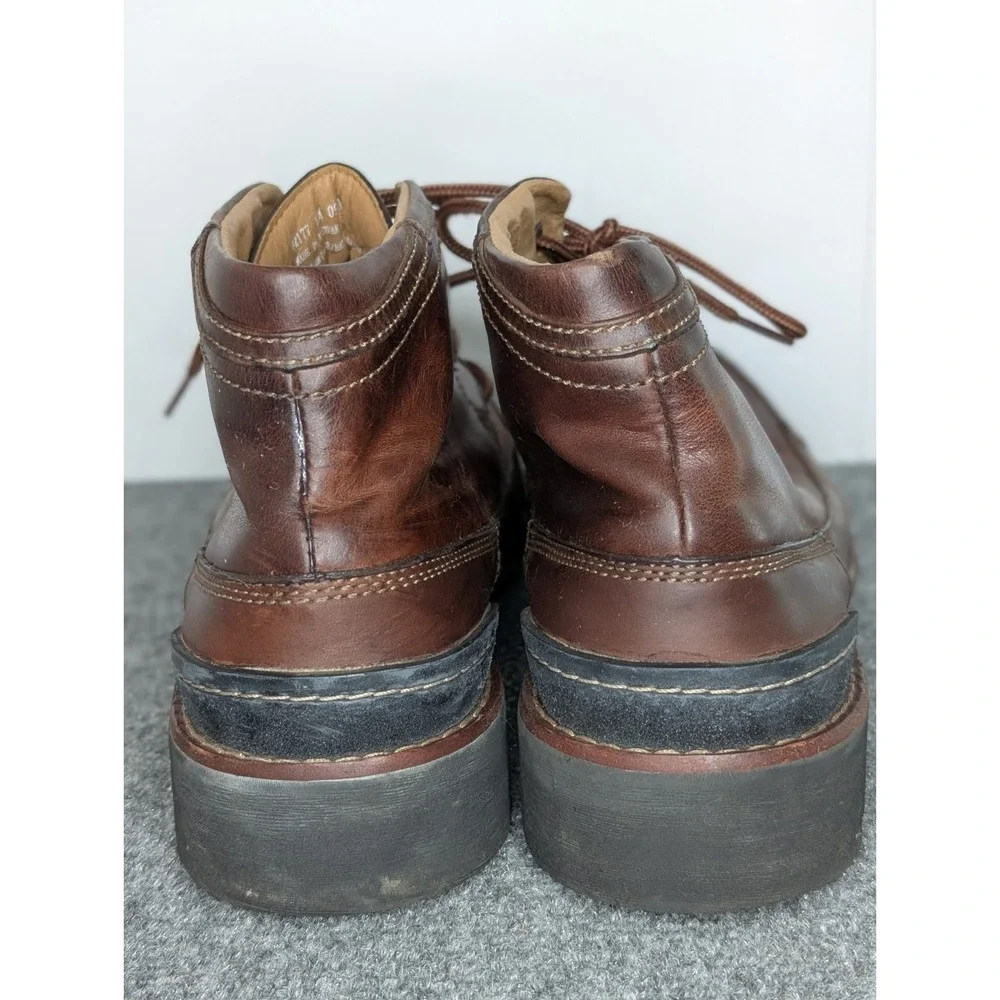 Clarks Men's‎ Rossdale Mid Brown Warm Lined Leather Lace Up Casual Boot Size 12